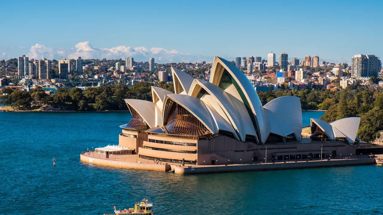 Sydney Harbour and the Opera House